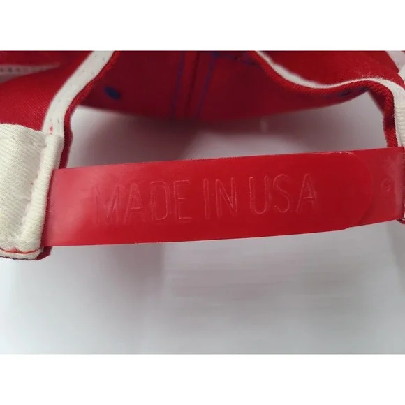 Vintage Budweiser Bud King of Beers 1995 Anheuser-Busch Snapback Hat Cap Men Red - Picture 13 of 13